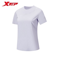 Xtep Women's Sports T-shirt Comfortable Breathable Women's T-shirt  876228010164