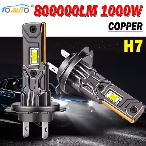 Headlights H7 LED Canbus 90000LM No Error H4 LED Lights Bulbs With Fan Car Turbo Lights Auto Headlig