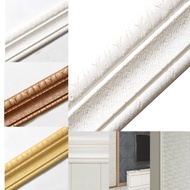 Soft 3D Flexible Wallpaper Border For Home Office Hotel DIY Decoration 3D Peel And Stick Crown Moldi