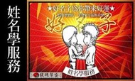 取名字改名.生肖姓名學.姓名筆劃吉凶，八字綜合生命靈數九宮格【取名改名服務】馥瑰馨盛NS0065