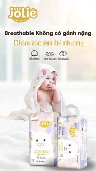 Bỉm quần JOLIE 100 miếng form suông có dán cuộn bỉm