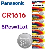 ราคาขายส่ง!! ถ่านกระดุม CR2032 แพคเกจใหม่ Panasonic รุ่น CR2032 3V Lithium Battery (1 Pack มี 5 pcs)