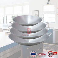 8" 10" 12" 14" Kuali Aluminium/Kuali Tebal/Kuali Memasak/Kuali Aluminium Wok