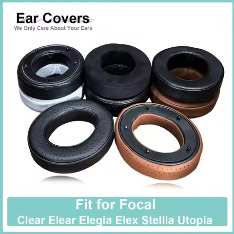 Earpads For Focal Clear Elear Elegia Elex Stellia Utopia Headphone Sheepskin Ear Pads Comfortable Re