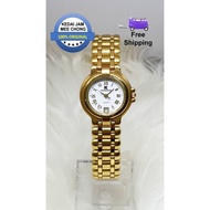 [Ladies] 100% ORIGINAL PAGOL ELITE SWISS 53109-L 22K Gold Plated Stainless Steel Ladies Watch