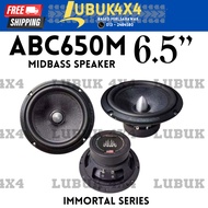 [ABC650M] Audiobahn Immortal Series 6.5 Inch Midbass Speaker