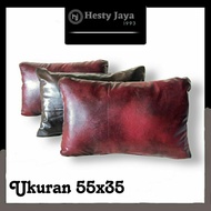 Facial pillow eyelash pillow/ leather pillow/ sleeping pillow/ sofa pillow/ size 55x35
