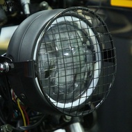 Cổ Điển Đèn Pha Bảo Vệ Cg125 GN125 Retro Vỉ Nướng Tròn đèn chiếu sáng Bìa Xe Máy phụ kiện bổ sung
