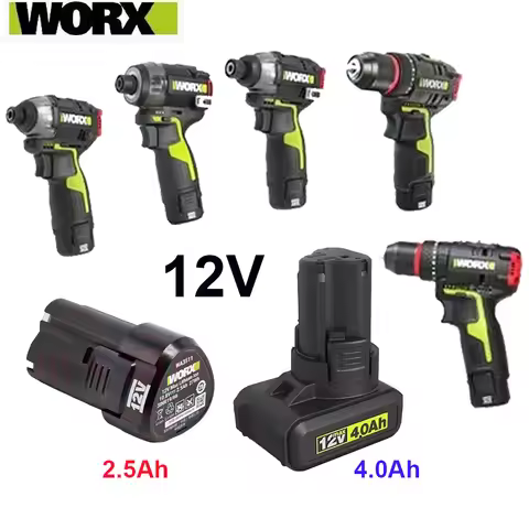 100%New Original 12V2.5Ah Battery for WORX Kress 12V WU127 WU128 WU130 WU131X WU132 WU280 WX128 WX12