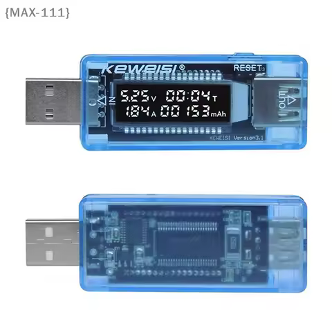 【F2-MAX111】USB 5V 9V 12V 20V QC 2.0 3.0 OLED Current Voltage Charger Capacity Tester USB Charger Vol