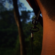 Kalung Masker Strap Mask Hitam Tali Pria Distro Keren