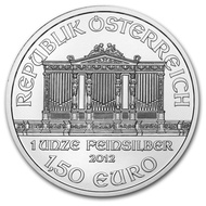 2012 Austrian Philharmonic 1 oz .999 Silver Coin BU 1oz