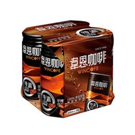 黑松 特濃韋恩咖啡 320ml (1罐/4罐) 100%原豆萃取 無奶精 罐裝咖啡 即飲咖啡 提神