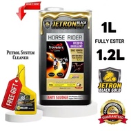 JETRON BLACK GOLD HORSE RIDER 10W40 ~ 10W50 ~ 15W50 ~ 20W50 4T MOTORCYCLE OIL SN FULLY SYNTHETIC *ES