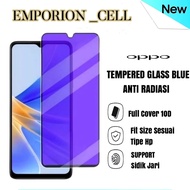 Tempered Glass Blue Anti Radiation Oppo A5i A5x A5 A5 Pro A3 A3 Nfc A3x A3 Pro Anti Scratch Full Cov