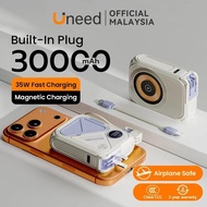 [CCC] UNEED 30000mAh Magnetic Powerbank 20000mAh PD30W Fast Charging Power Bank 22.5w Wireless Charg
