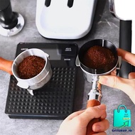 One Two Cups Dosing Black Magnetic Aluminum Espresso Portafilter 51mm 53mm 58mm