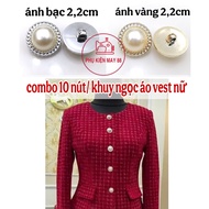 [set of 10 pieces, size 2.5cm] women's vest buttons/jewel buttons