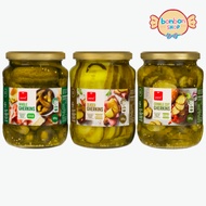 Pams Whole Gherkins - 670g / Pams Sliced Gherkins - 670g / Pams Crinkle Cut Gherkins - 670g