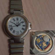 Jam Dunhill Vintage Swiss Watch Original Omega Longines Cartier Aigner
