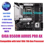 Used Gigabyte B560M AORUS PRO AX MATX LGA 1200 DDR4 Motherboard Compatible with Intel 10th 11th Gen 