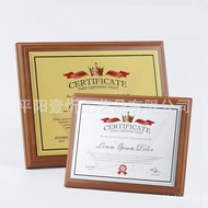 Crystal Plaque Wooden Base Franchise Award Medal Award Plaque Wooden Custom Plaque Certificate Bronz