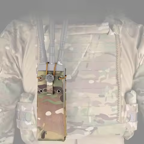 Tactical Molle Radio Pouch Universal MPU5 PRC163 152 148 Hunting Walkie Talkie Storage Bag Paintball