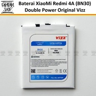 Baterai Vizz Double Power BN30 for XiaoMi Redmi 4A Batre Batrai Battery 100% Xiao Mi BN 30