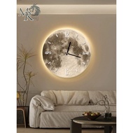 [AG] High quality wall clock, beautiful crystal mirror for home and store decor