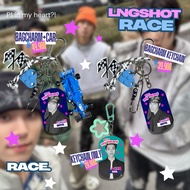 LNGSHOT RACE BAGCHARM KEYCHAIN F1 MILKYPURPLEE F1 Keychain