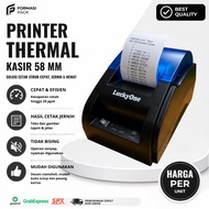 MINI THERMAL PRINTER Bluetooth Lucky One 58mm Cashier Receipt Printer 57mm 58mm Fast Print Without I