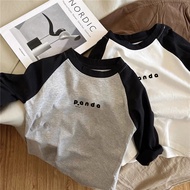 >NB Pure Cotton Kids Baby Long Sleeve tshirt 2023 summer new Cartoon Pattern Casual Round Neck boy g