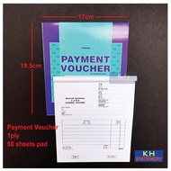 Aero Payment Voucher 50 Sheets Pad V2270 / Baucar Bayaran / 1Ply Payment Voucher