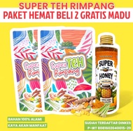 Super Teh Rimpang Teh Kayu Manis Serai & Jahe Merah Isi 30 Tea Bag || Teh Rimpang Derumi Ramuan Kese