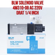 BLW Solenoid Valve 4M310-08 4M310 - 08 AC 220V Thread 1/4" 1/4 inch AC220V AC220 Direct Valve For Pn