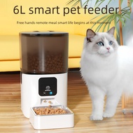 Cross-Border Cube 6L Remote Control App/5G Pet Automatic Feeder Cat Timing Wifi Intelligent Feeding 