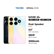 TECNO Spark 20C Smartphone (12GB RAM + 256GB ROM) (16GB RAM + 128GB ROM) Mediatek Octa-core Processo