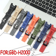 Resin Watchband Suitable for G-Shock Move GBD-H2000 Men's Replacement Band gbd-h2000 Watch Accessori