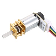 uxcell GA12-N20 3V 30RPM DC Gear Motor with Encoder Speed Velocity Measurement for Mini Car Balance 