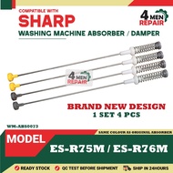 ES-R75M / ES-R76M COMPATIBLE WITH SHARP Washing Machine Absorber (DAMPER) Suspension rod sharp absor