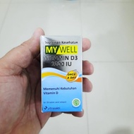 My Well Vitamin D3 1000iu Contents 20 My Well D3 Tablets