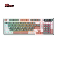 RK ROYAL KLUDGE S98 คีย์บอร์ดเกมมิ่งไร้สายพร้อมจอแสดงผลอัจฉริยะและปุ่มปรับ คีย์บอร์ดเชิงกลแบบบลูทูธแ