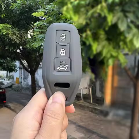 Silicone Car Remote Key Case Shell Cover Fob Holder For Audi A5L 2026 Audi A3 A5L Q6 A6L Q5 2025 Car