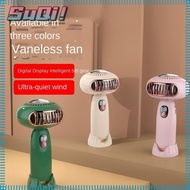 SUQI Table Fan, 5 Wind Speed USB Rechargeable Desk Fan,  Handheld Small Cooling Fan Speed Powerful Fan Offices