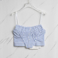 Alexander Wang | เสื้อกล้ามลายทางสำหรับผู้หญิง วัสดุฝ้าย