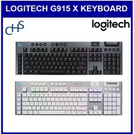 Logitech G915 X Lightspeed Wireless Mechanical Gaming Keyboard RGB Tactile Linear Switches 2 years S