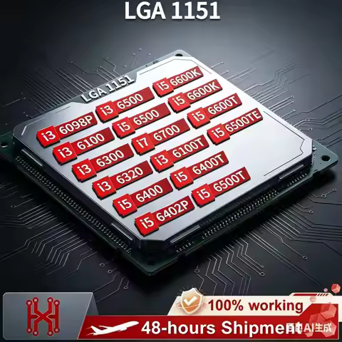 i3 6098P 6100 6300 6320 i5 6400 6402P 6500 6600 i7 6700 i3 6100T i5 6400T 6500T 6600K 6600T 6500TE C