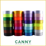 25 Yards Satin Ribbon Width 25mm / Reben Kain 25mm Lebar (1 Roll - 25 Yards)