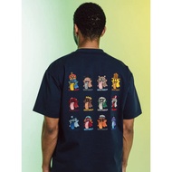 "GRAF Original Brand 'Rapper' BooGhost 12 Cute Ghosts 2.0 Embroidered Heavyweight Short-sleeve T-shi