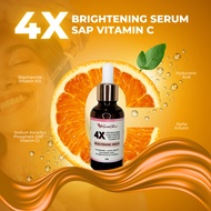 SAP 4X Brightening Serum: Serum Pencerah Kulit dengan Niacinamide, SAP Vitamin C, Alpha Arbutin & Hy